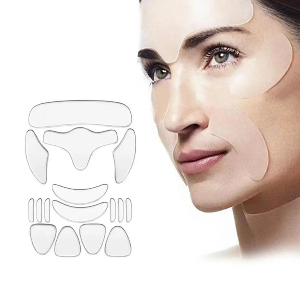 Adesivos de Silicone Reutilizáveis para Face e Pescoço - Imagem 4