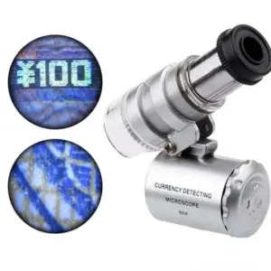 microscópio de bolso 60x