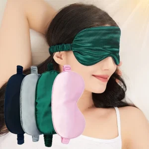 máscara de dormir dupla face seda