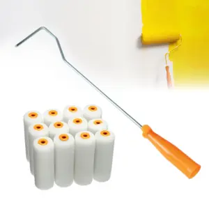 kit rolo de pintura refil espuma