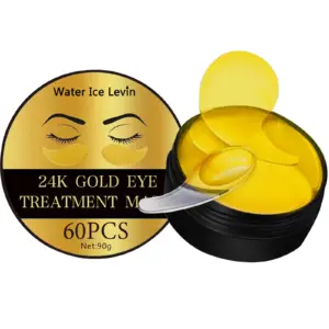 máscara hidratante para olhos ouro 24k