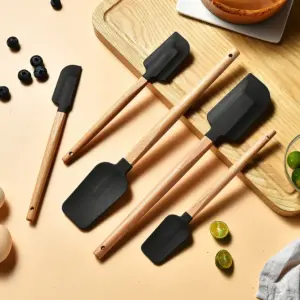 espátula de silicone para bolo