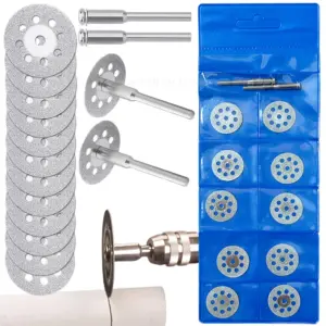 conjunto de discos diamantados 22mm
