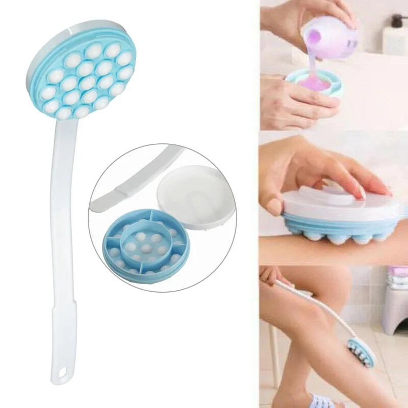 aplicador de creme escova de banho