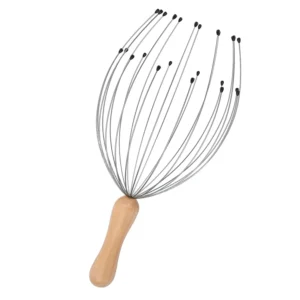 massageador de couro cabeludo 24 dedos
