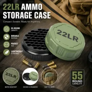 estojo compacto para balas .22LR
