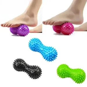 bola de massagem amendoim pvc espetada