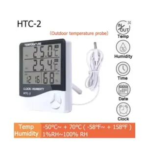 medidor temperatura umidade digital htc-2