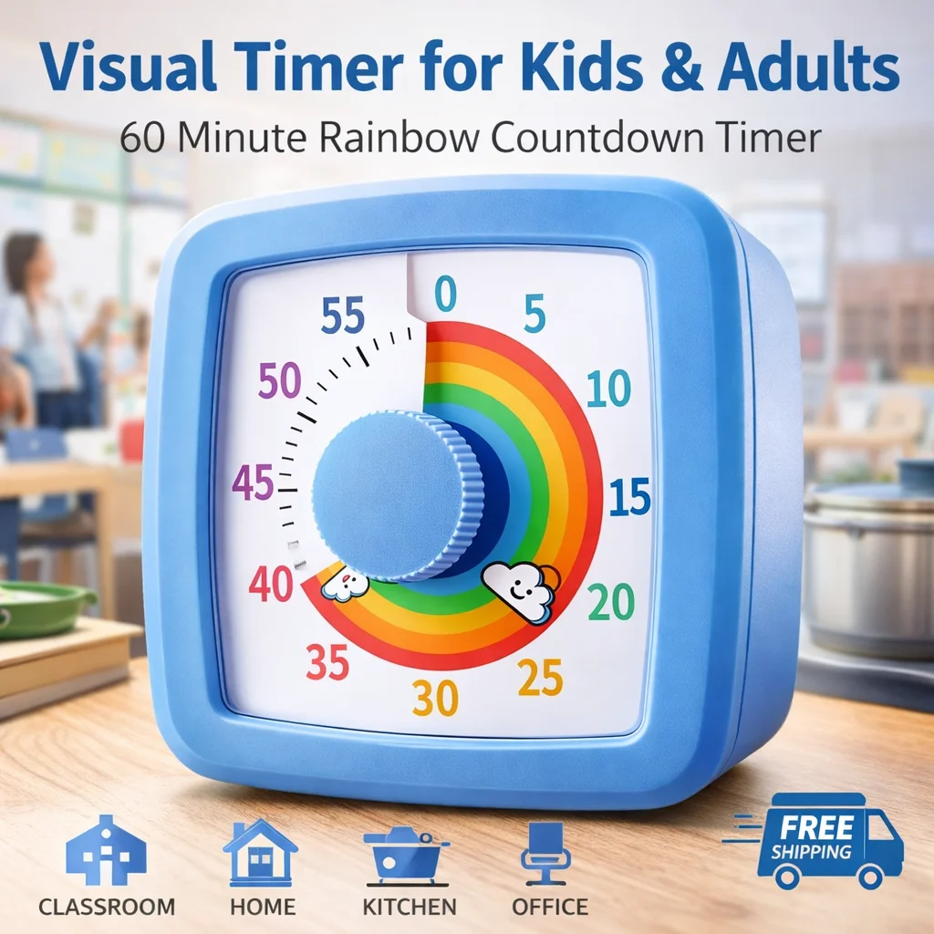 timer visual escolar digital 60 minutos