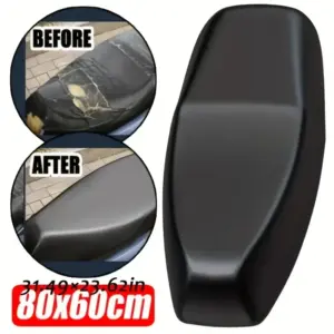 capa de assento moto scooter couro pu