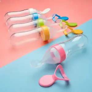 mamadeira colher de silicone