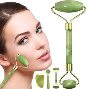 massageador facial jade natural