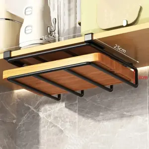 organizador suspenso cozinha aço inox