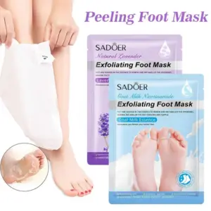 máscara esfoliante para pés