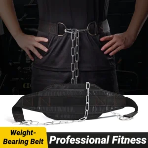 cinto de musculação com corrente