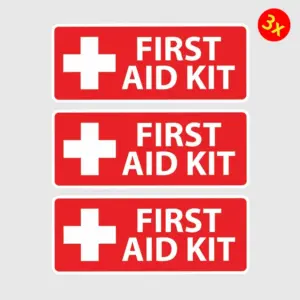 kit de primeiros socorros adesivo
