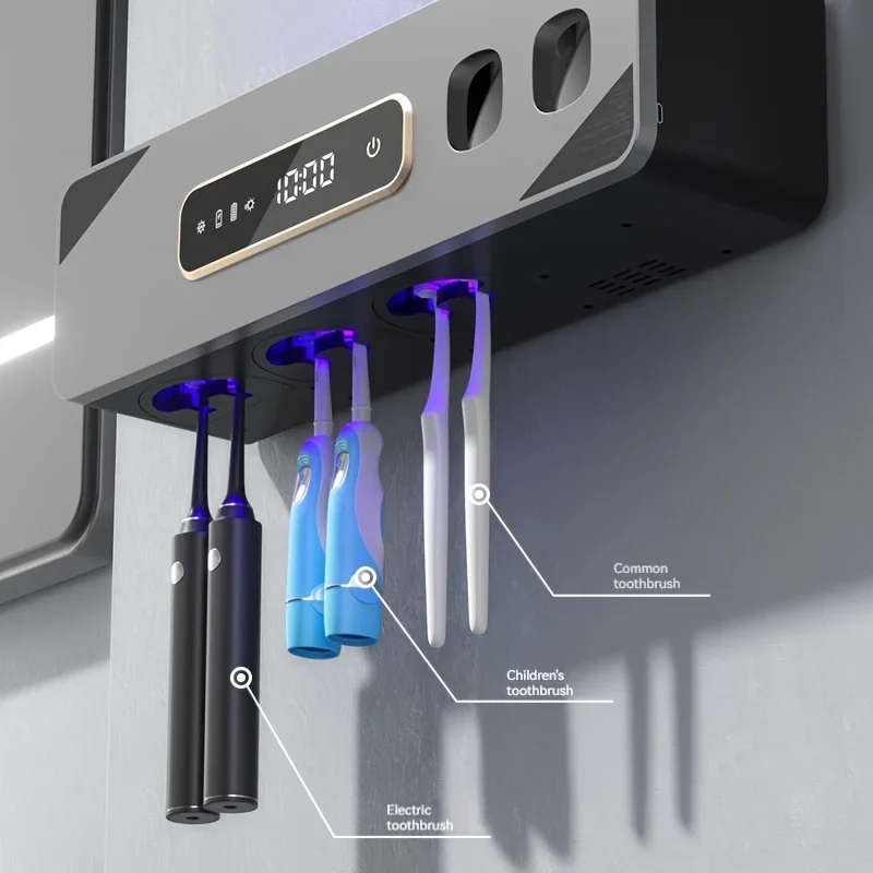 Suporte de escova de dentes UV organizador automático USB - Imagem 3