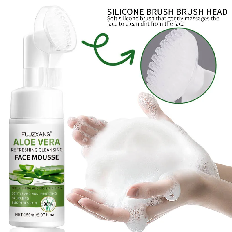 Limpador Facial Mousse Aloe Vera 150ml - Imagem 3