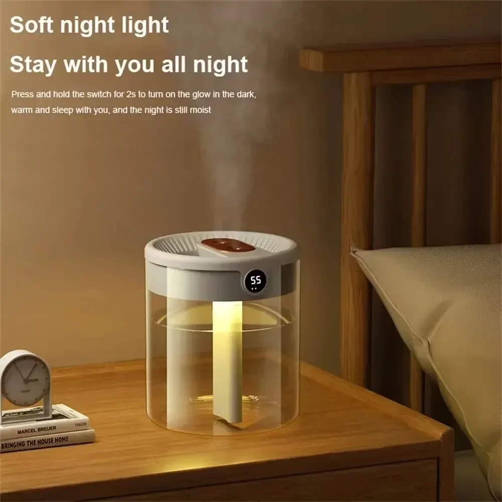 Umidificador de Ambiente USB 2L Silencioso com Display LED - Imagem 2