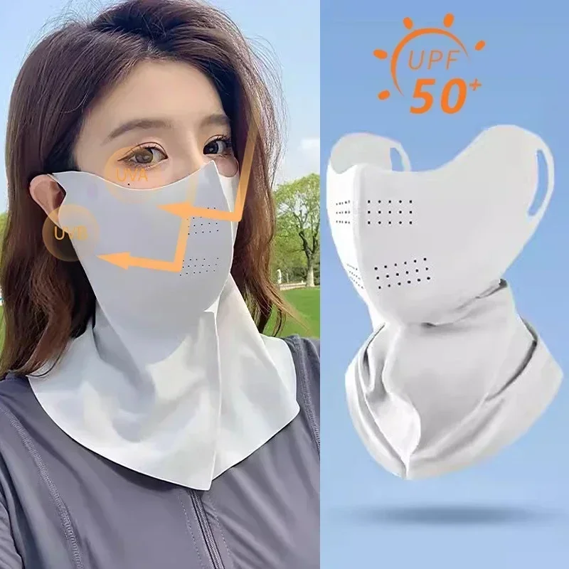 máscara facial proteção solar UPF50+