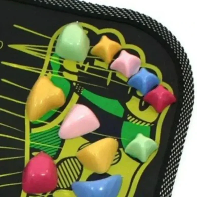 Tapete de Massagem para Pés Acupressão Plástico 35x35 cm - Imagem 4