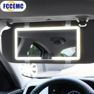 espelho de maquiagem carro led