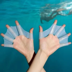 barbatana de mão silicone natação