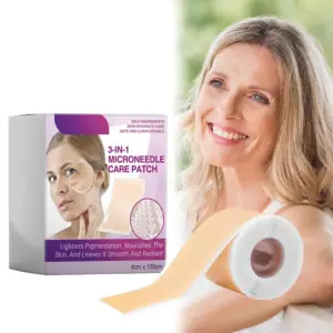 adesivo de cuidado facial microagulhas