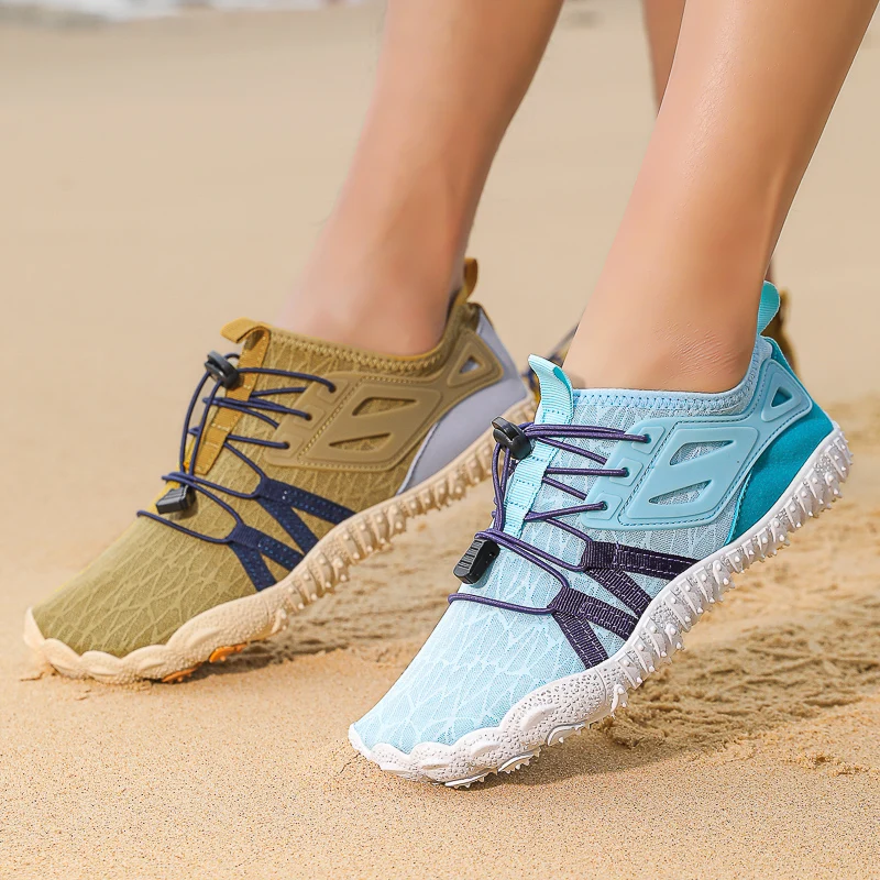 Aqua Sapatos de Praia Unissex Respiráveis Secagem Rápida - Imagem 4