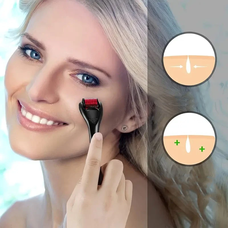 Rolo de Microagulha Facial 0,25 mm Titânio 540 Agulhas - Imagem 4