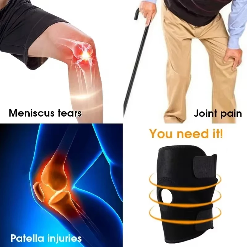 Joelheira Ortopédica Ajustável Suporte de Patela - Imagem 3