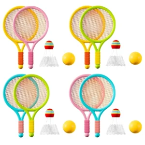 kit raquetes de badminton infantil