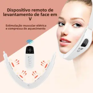 dispositivo facial elétrico vibratório compressão quente