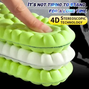 palmilha esportiva 4D de látex