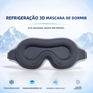 máscara de olhos 3d refrescante