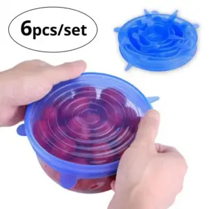 tampas de silicone reutilizáveis