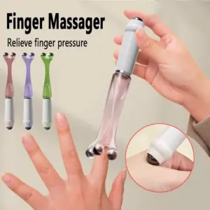 rolo massageador de dedo portátil