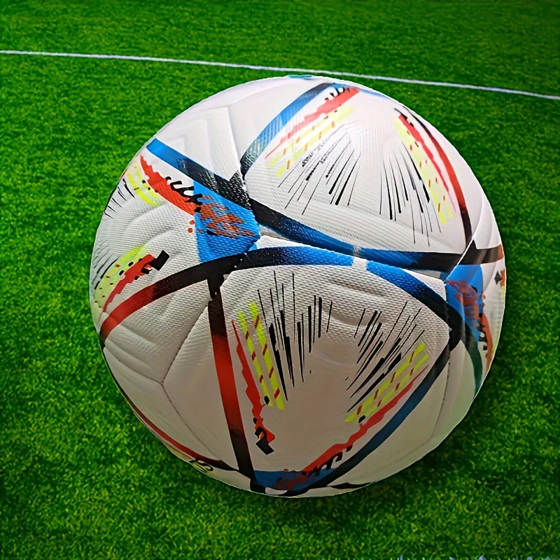 Bola de Futebol Costurada à Máquina Premium PU Tamanho 5 - Imagem 3
