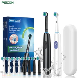 escova de dentes elétrica rotação