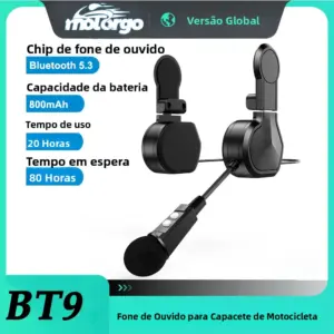 fone de ouvido bluetooth capacete motocicleta