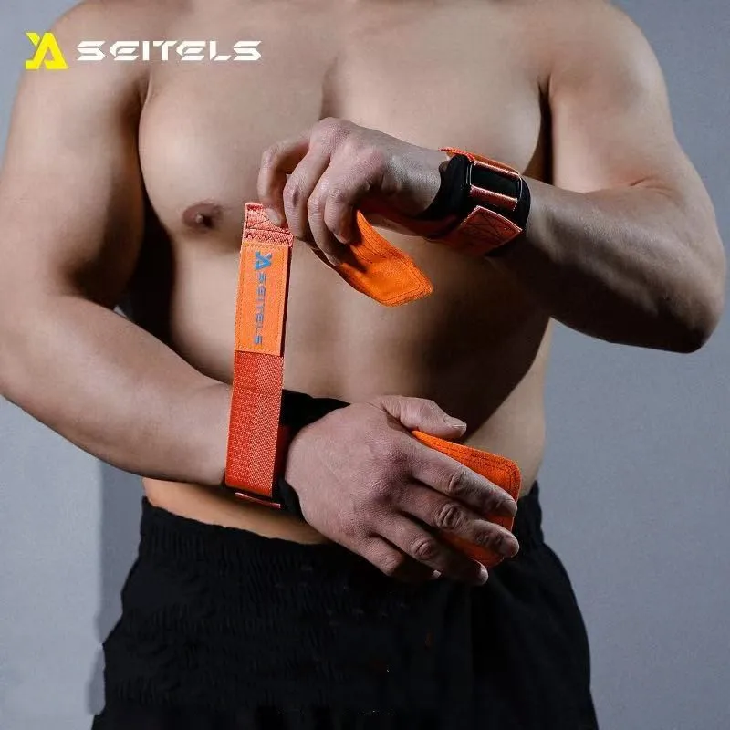 Par Luvas de Couro para Musculação com Ajuste em Velcro - Imagem 3