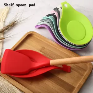 colher de silicone resto espátula suporte