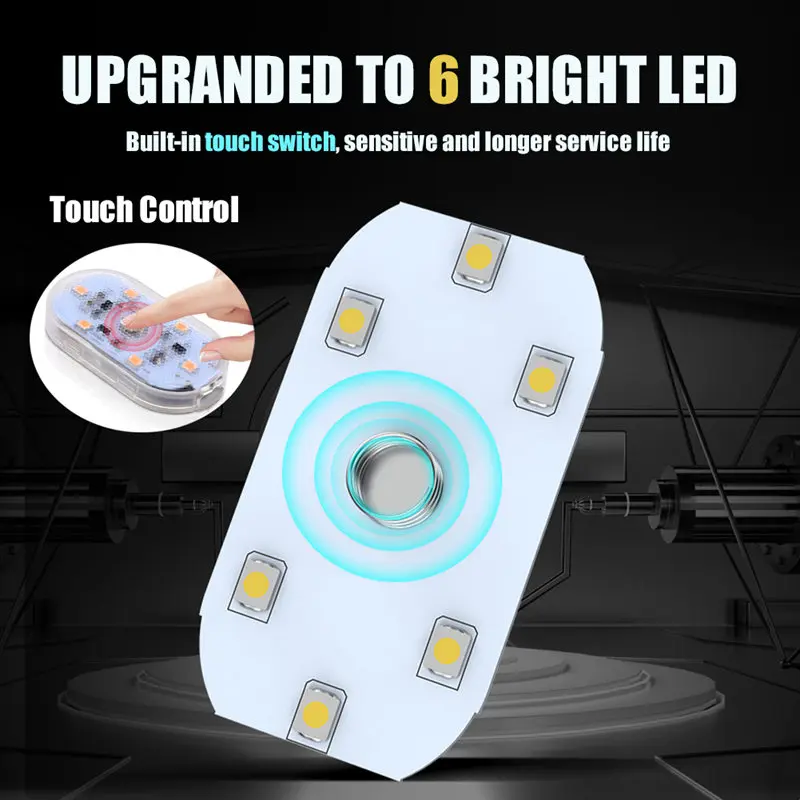 Luz Noturna LED RGB Recarregável USB 150mAh - Imagem 4