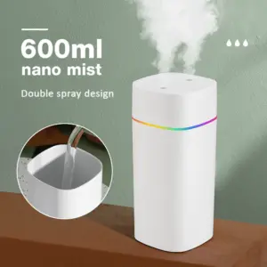umidificador de ar portátil 600ml