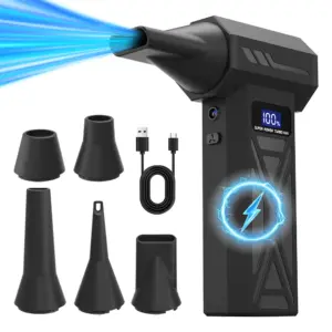 ventilador portátil mini turbo jet fan