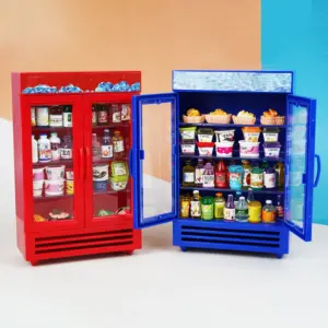 mini refrigerador de brinquedo casa de bonecas