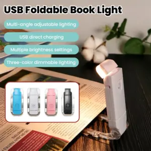 luz de leitura led portátil recarregável