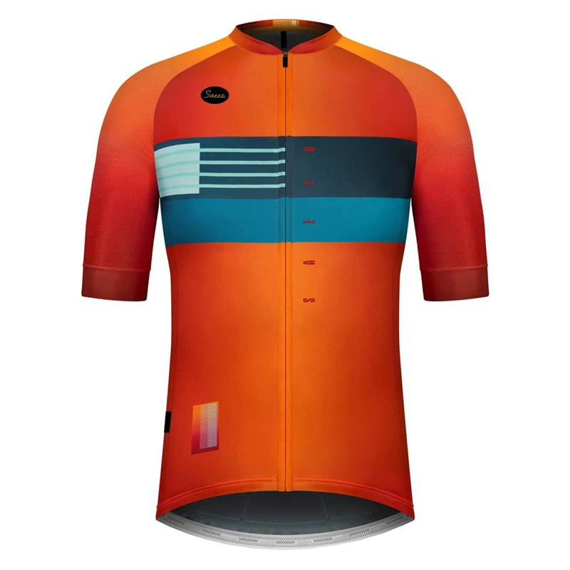 Roupa Ciclismo Masculina Jersey Manga Curta Respirável - Imagem 5