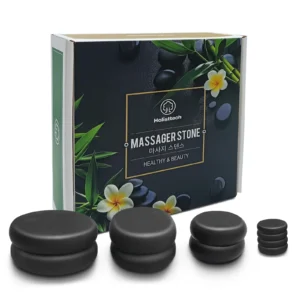 conjunto de pedra quente para massagem