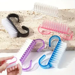 kit escovas de unha cabo ergonômico